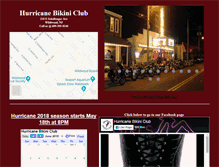 Tablet Screenshot of hurricanebikiniclub.com
